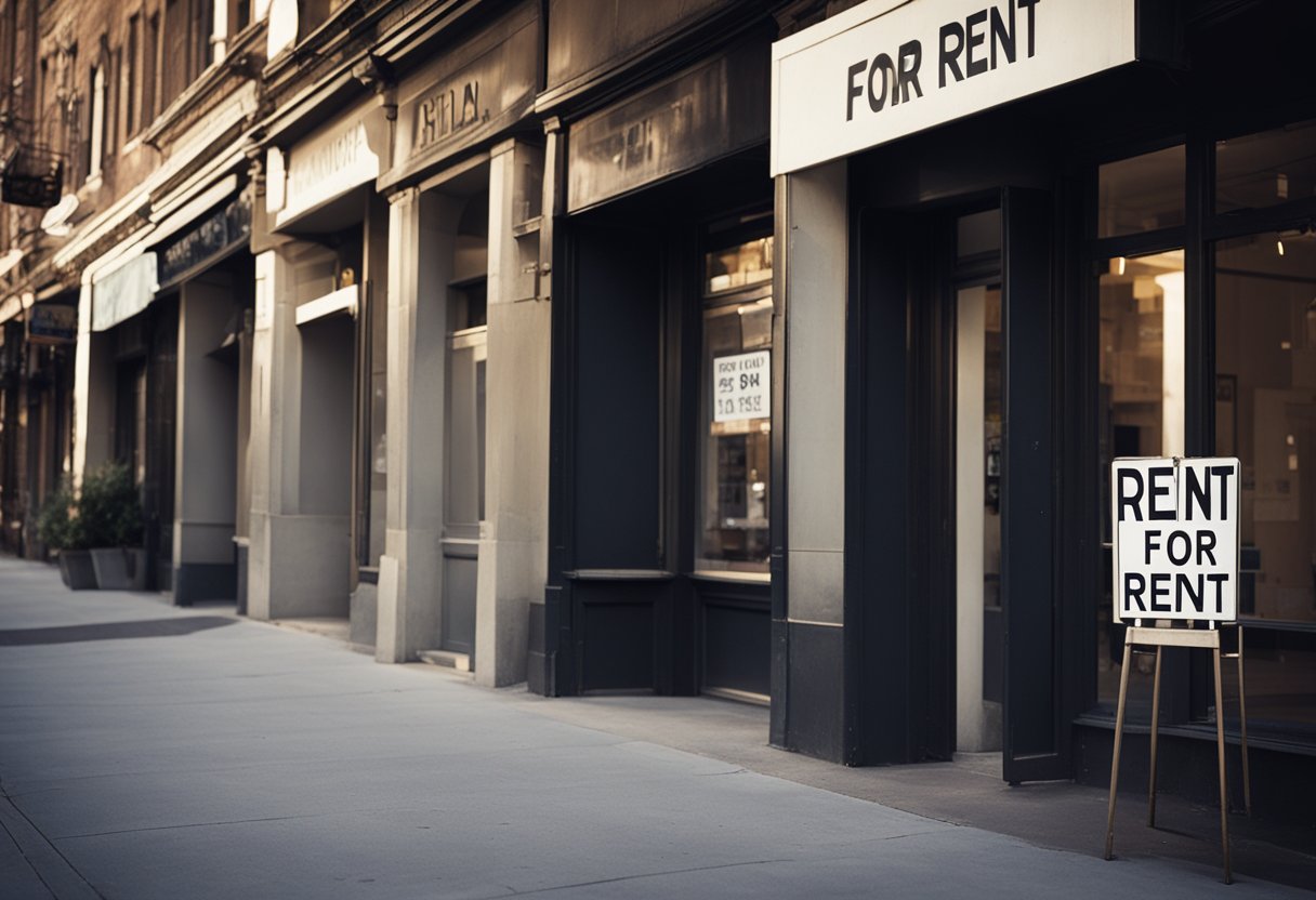 a building with a sign on the front